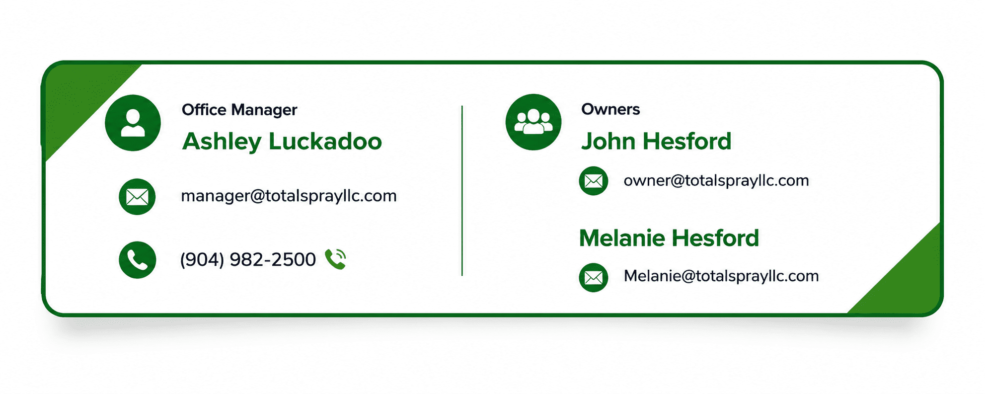 contact info